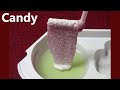 粉と水で作るグミ　Making gummy candy
