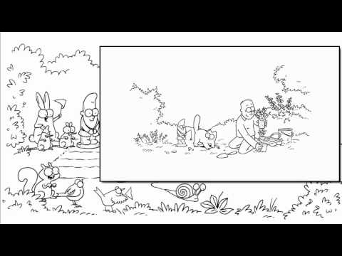 Кот Саймона. Клумба - Flower Bed