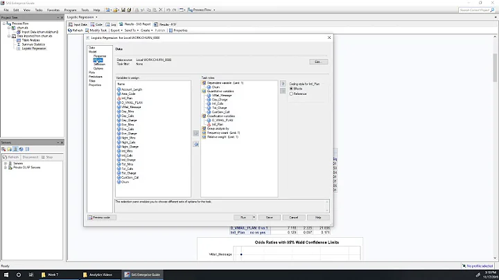 Churn data: building a logistic regression model