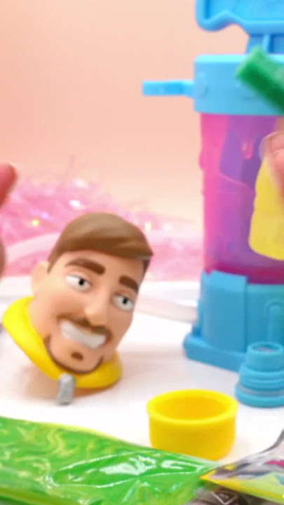 ASMR • Unboxing Mr Beast Lab Heroes of Goo Jit Zu Creation Station oleh Moose Toys • cash & Feastables