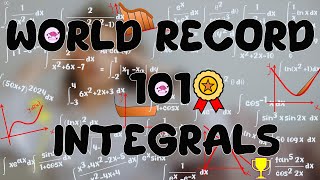 MASTER Calculus in ONE Video 101 Integrals FULL SOLUTIONS! #integration #calculus