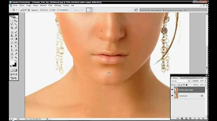 perfect smooth skin  photoshop tutorial.