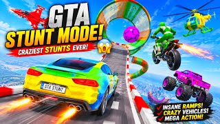 I Tried the CRAZIEST GTA STUNT MODE! 😱🔥 | Ramp Car Games: GT Car Stunts | Android Gameplay screenshot 2