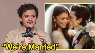 “She’s My Wife!” Tom Holland Corrects Reporter Who Called Zendaya His Girlfriend On Viral Interview