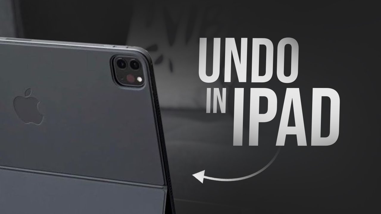 How to Undo in iPad Pro (full guide) - YouTube
