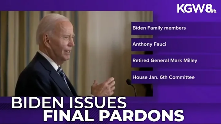 President Biden issues pardons before leaving office