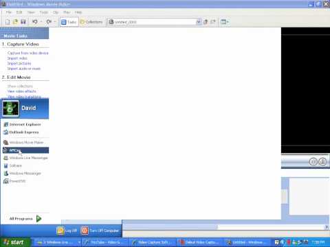 Need help setting up windows movie maker (black screen) any ideas?