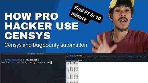 Automate your recon With Censys | HOW Pro hacker use Censys |#pjborah