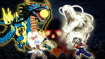 Kaido V3(All Form)(New) & TC Luffy VS Vegito OP(All Form) in Jump Force Mugen