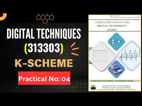 Digital Techniques | Solved Manual | Manual Answer | K Scheme MSBTE | DTE | 3rd Semester 313303