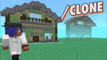 Using the Clone Command - Minecraft Bedrock Command Tutorial Series