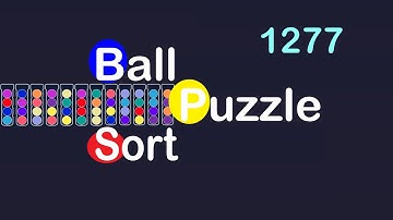 Ball Sort Puzzle Level 1277 🎯No Extra Tubes😂Game Walkthrough😘  #Stay Home And Fun Play #WithMe
