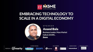 ET MSME Talks: Zoom’s Anand Bala on how SMBs are embracing technology to scale in a digital economy