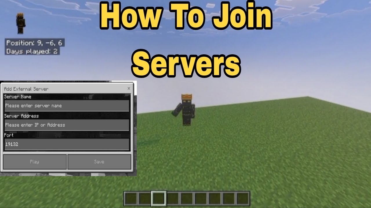 How To Join Servers In Minecraft Bedrock Edition PS5 / XBOX - YouTube