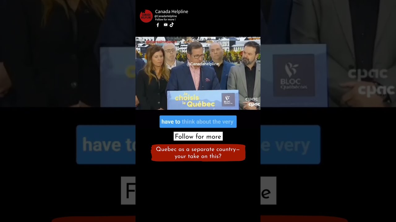 Quebec S Push For Independence 2025 Update In A Bold Move Parti Qu B Cois PQ Leader Paul
