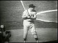 Mickey mantle at bat injured but hero 1961 world series game 4 new york yankees at cincinnati reds