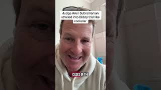 Diddy Judge Arun Subramian Strolls In The Court, Looking Like A Rockstar