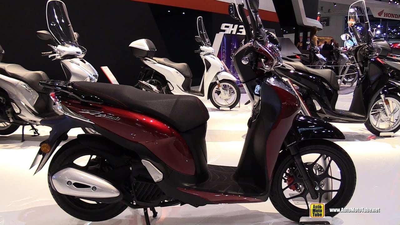 18 Honda Sh Mode 125 Cbs Scooter Walkaround 17 Eicma Motorcycle Exhibition Youtube