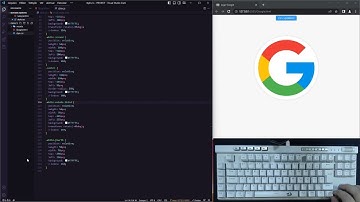 ASMR Programming - Logo Google with HTML + CSS - No Talking