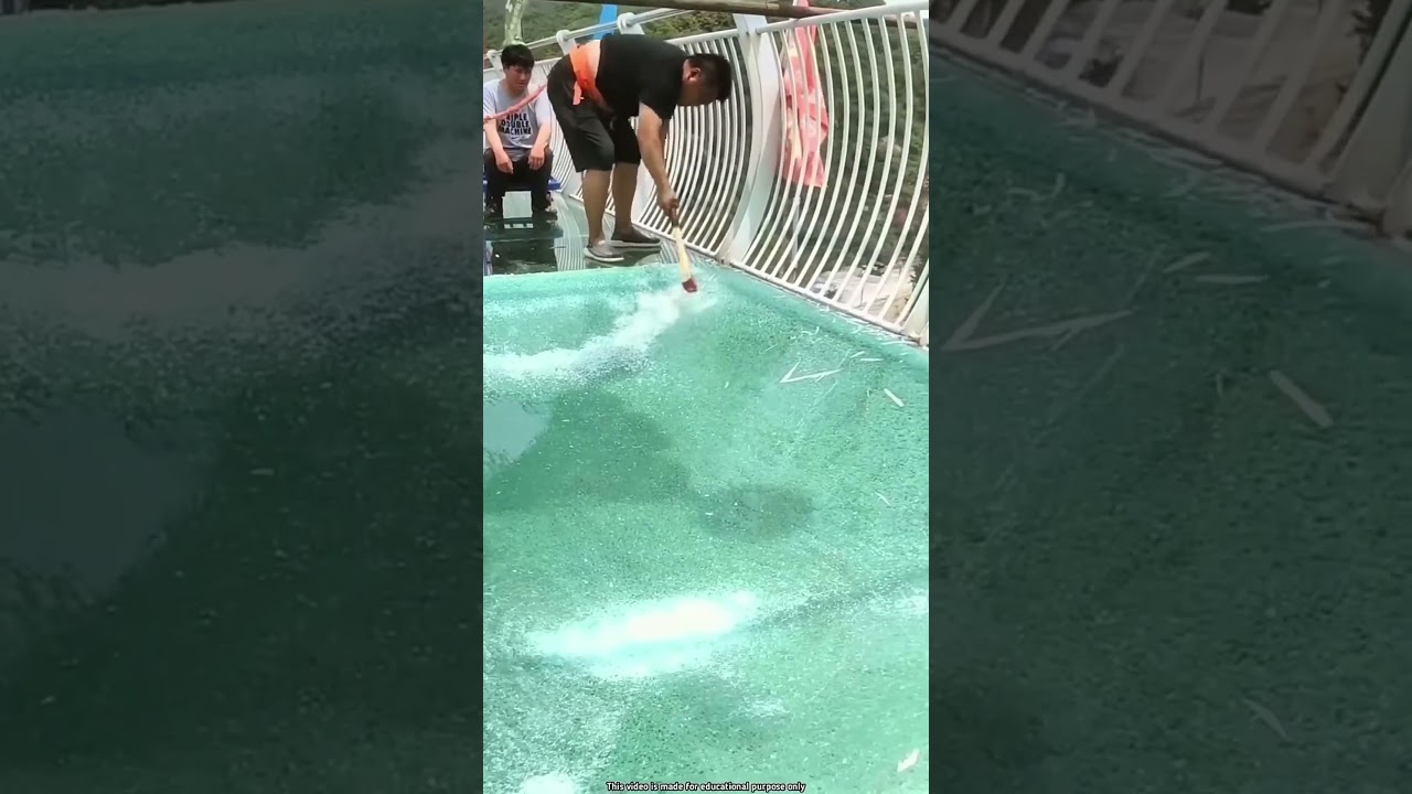Man Breaks China’s Famous Glass Bridge… But Here’s Why! 😱