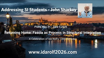 Structural Integration Symposium Prague 2026 - John Sharkey addressing SI Students
