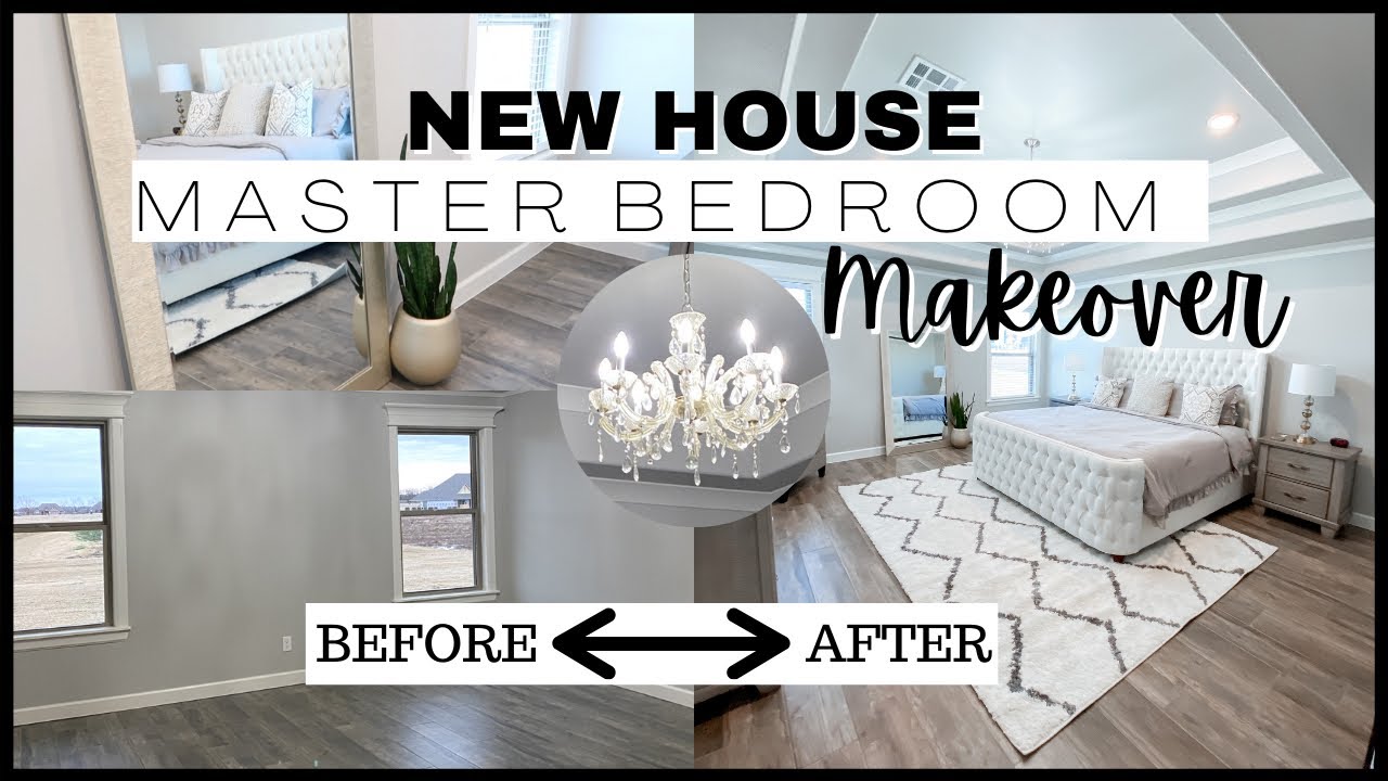 MASTER BEDROOM MAKEOVER 2020 | NEW HOUSE MASTER BEDROOM MAKEOVER ...