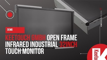 Factory demo: Keetouch GmbH Open Frame Infrared Industrial 32inch Touch Monitor