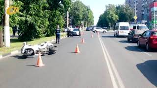 В ДТП В ЦЕНТРЕ ЖЕЛЕЗНОГОРСКА ПОСТРАДАЛИ ДВОЕ