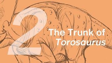 02 The Trunk of Torosaurus | Join ZHAO Chuang in Drawing Torosaurus Aubrey & Dabei