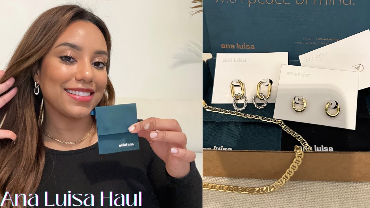 【ana luisa】ZARA ピアス Ana Luisa Jewelry Haul. Morgan necklace, Zara, Ash double