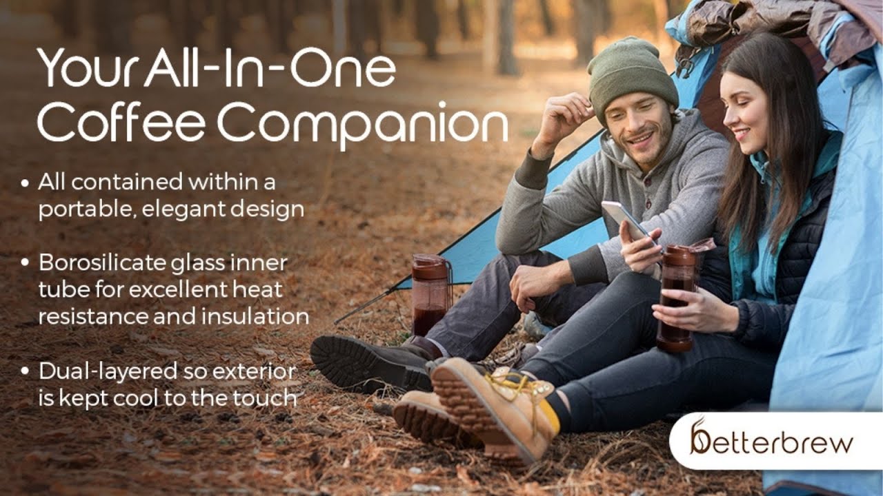 Betterbrew Travel French Press Coffee Maker 100k Bonuses in