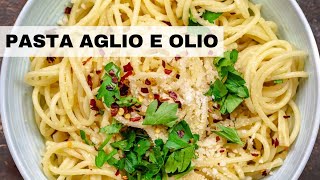 Spaghetti Aglio e Olio | Easy Pasta Recipe (15-Minutes!)