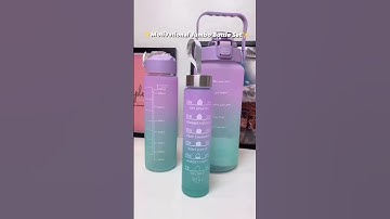 motivational water bottle 3 sets dm for insta @premium_collection03