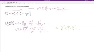 CPP - MAT1150 Calc II 10.9, 10.10 Application of Taylor and Maclaurin Series