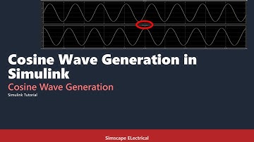 Cosine Wave Generation in Simulink