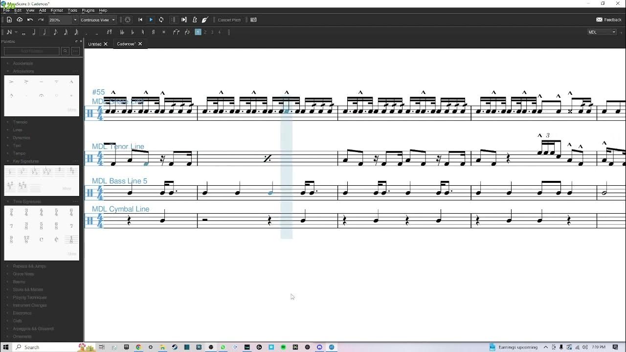 Ohio State Drum Cadences (MIDI) YouTube