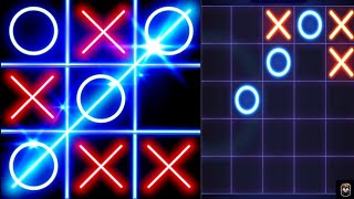 Tic Tac Toe Glow Gameplay Walkthrough screenshot 5