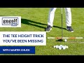 Tee it low and watch it go the tee height tip that add yards to your drives with martin chuck