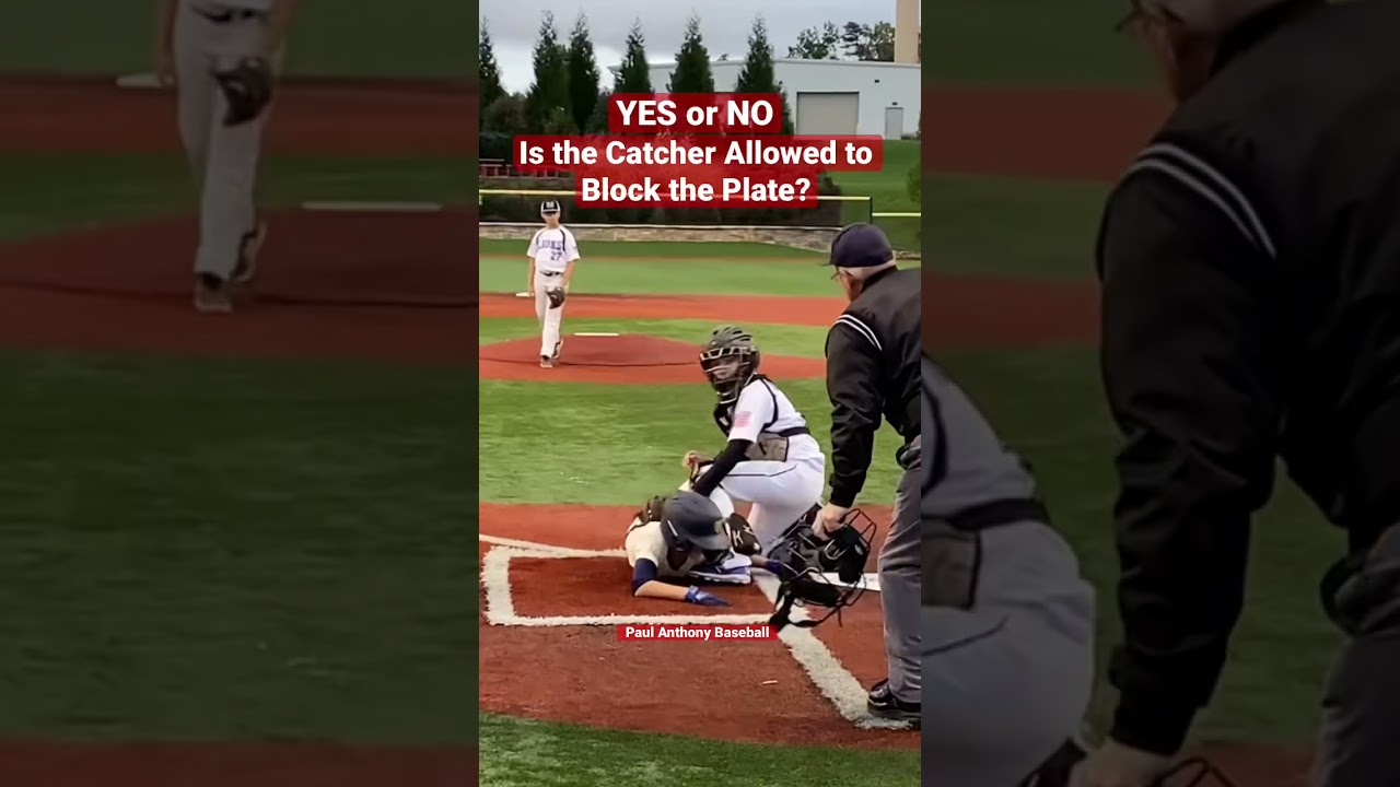 Can the Catcher Block the Plate? Runner is Steeling Home Ump Calls