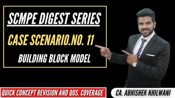SCMPE CASE STUDY DIGEST | CASE SCENARIOS Q11 - ABC  | CA. ABHISHEK KHILWANI