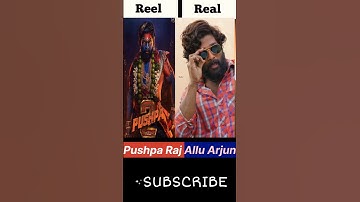 Pushpa 2 Reel Vs Real Cast With Name. #pushpa2 #reelvsreal #cast #shortsfeed #shorts #alluarjun