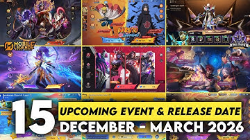 ALL 15 UPCOMING EVENTS SCHEDULED IN 2026 - SOUL VESSELS, EXORCIST, FANNY LEGEND, SPONGEBOB, M7- MLBB