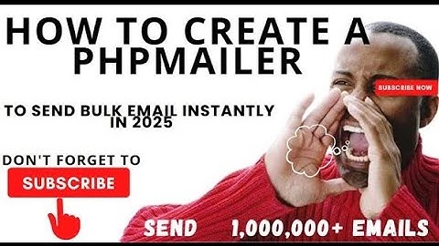 How to create a bulk phpmailer that sends HTML emails.