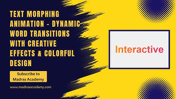 🔮 Text Morphing Effect with HTML, CSS & JavaScript | Creative Animation Tutorial ✨🎨