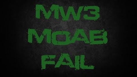 MW3: MSR Live Commentary MOAB Fail Ep.1 - Huge MW3 Spawn Flop! Awesome Quick Scopes!