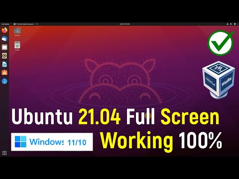 How to Make Ubuntu Fullscreen in VirtualBox (Windows 11 PC)