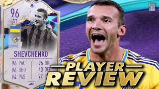 5⭐ SKILL MOVES 96 COVER STAR ICON SHEVCHENKO SBC PLAYER REVIEW - FIFA 23 ULTIMATE TEAM