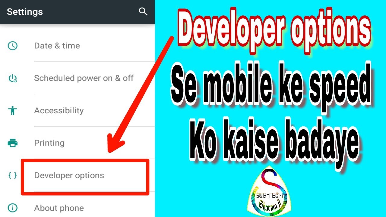How to enable developer options in any Android phones
