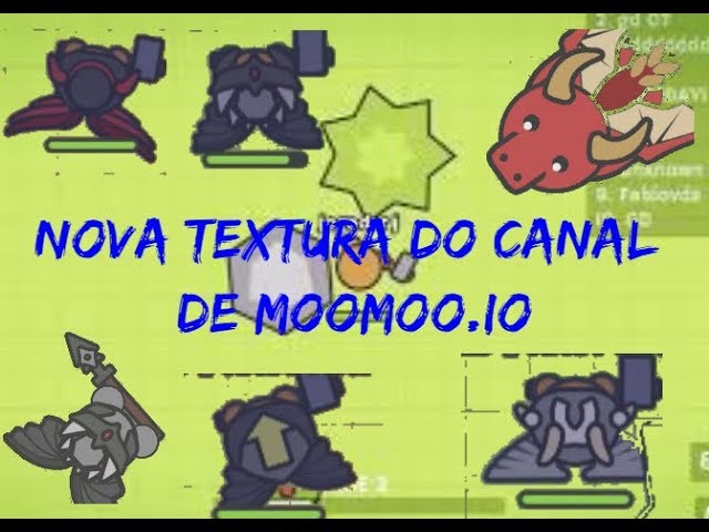 MooMoo.io - O QUE TEREMOS NO MOOMOO.IO 2! (+Pacote de textura) 