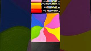 🌈ASMR Colouring - Rainbow🎨Lyuvie Acrylic Markers #asmr #satisfyling #drawing #lyuvie #art